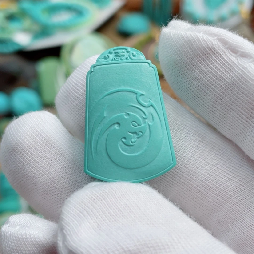 绿松石珠宝奇石未镶嵌