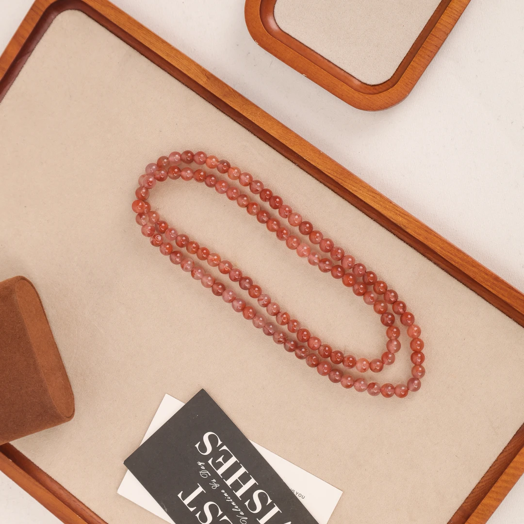 NH093   南红玛瑙满串项链