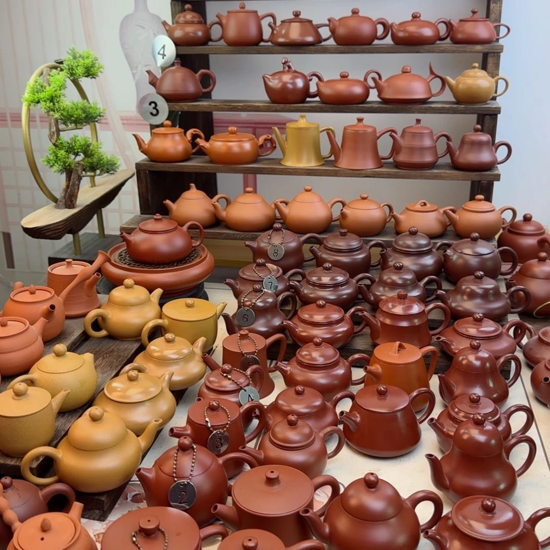 清*子朱泥壶茶具套装家用茶具