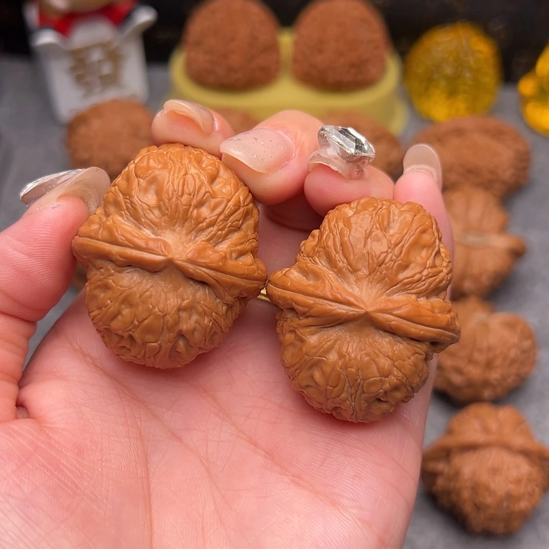 把件文玩核桃毕业精品精配元宝42全品绝配