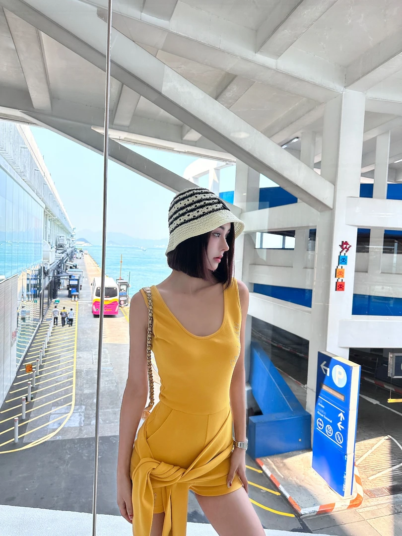 2025初夏MyloveLeo’‘芒果的夏天’‘夏季时尚运动连体套装（衣长63）