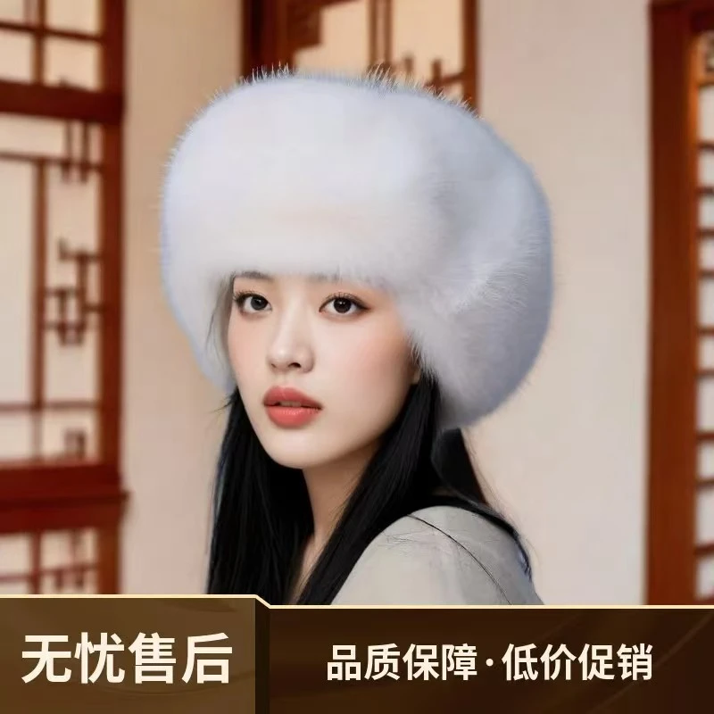 狐狸毛真皮草冬季女士雷锋帽子防寒保暖裘皮帽子保暖帽