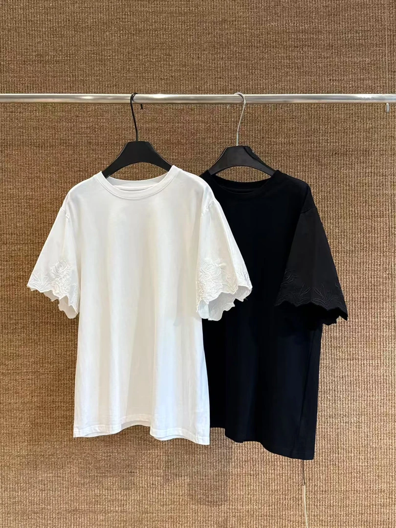 【耶耶YEYE特价福福】花口袖T恤9391