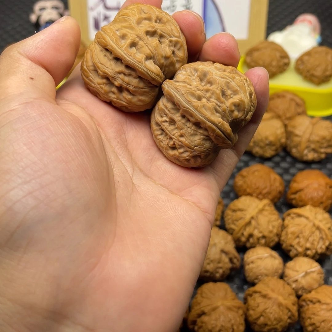 文玩核桃把件嘉*冲元宝42全