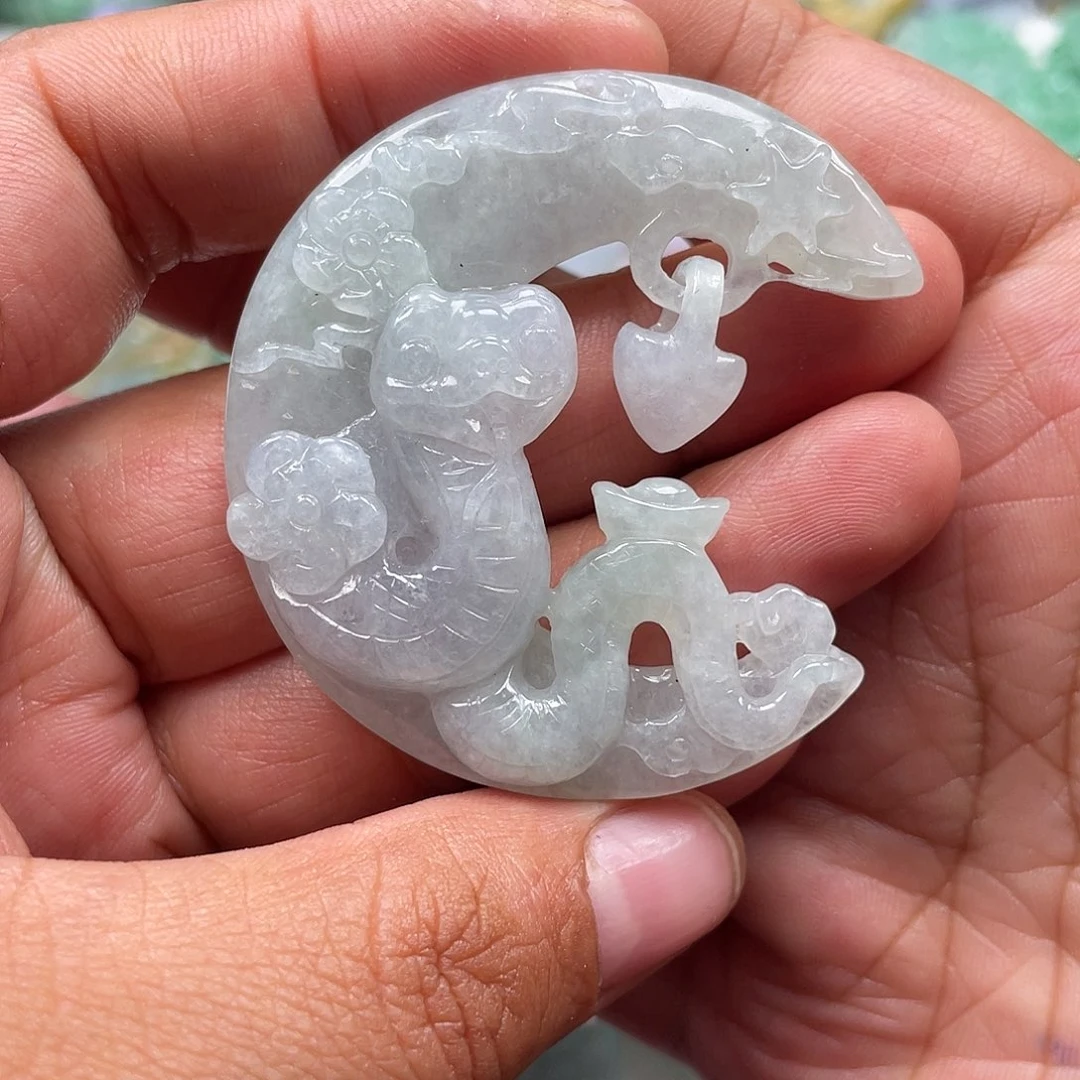 颈饰未镶嵌翡翠翡玉缘翡翠