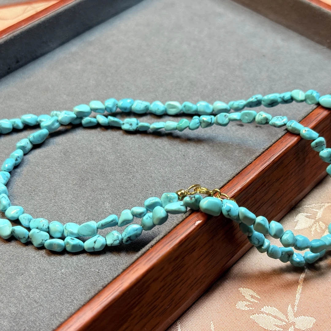 绿松石国风随型多用款项链