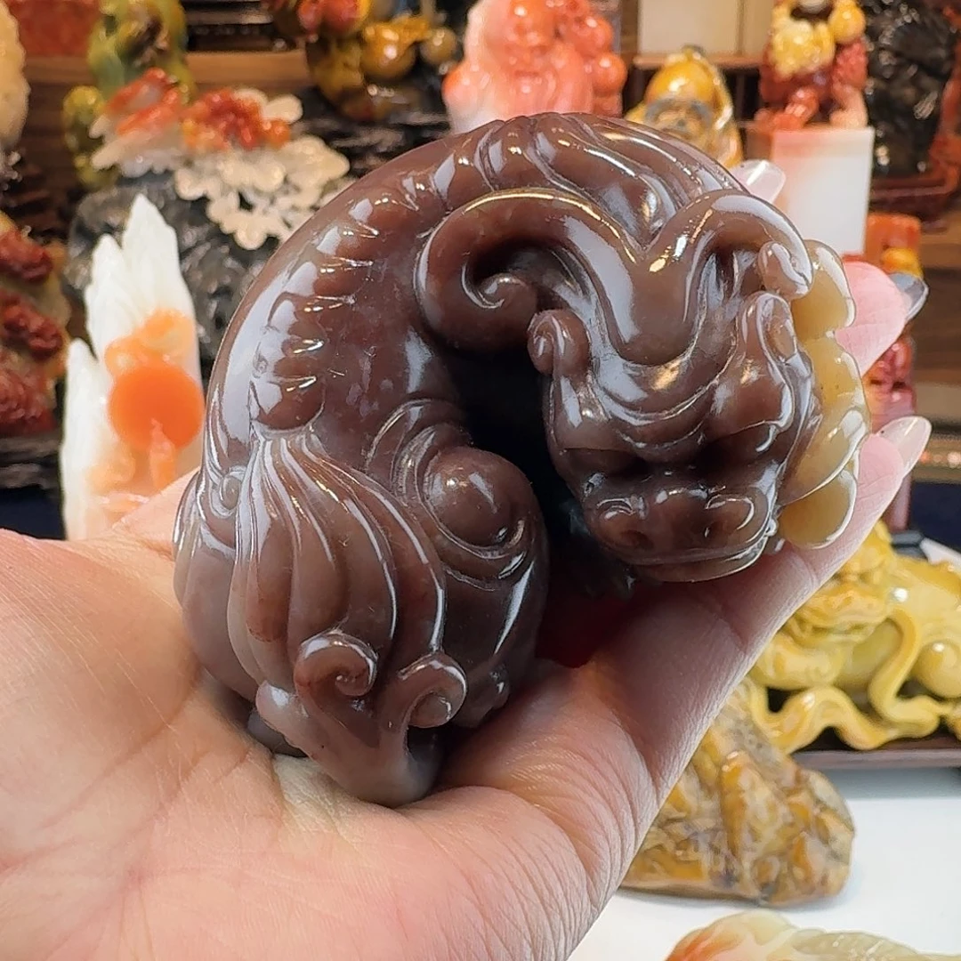 寿山石善伯手把件