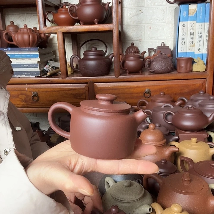 紫砂茶壶德钟180cc底槽清精工半手工