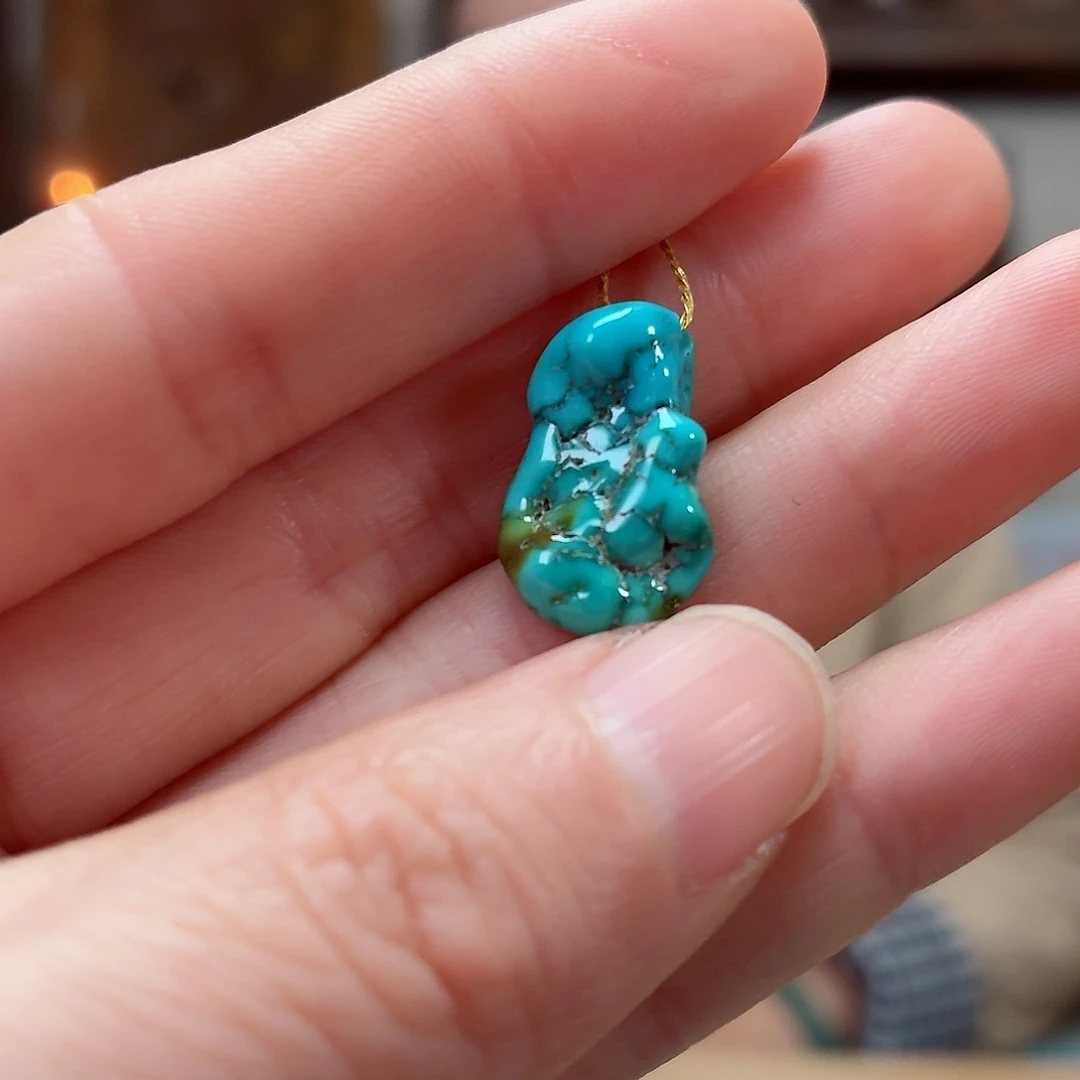 未镶嵌绿松石珠宝奇石