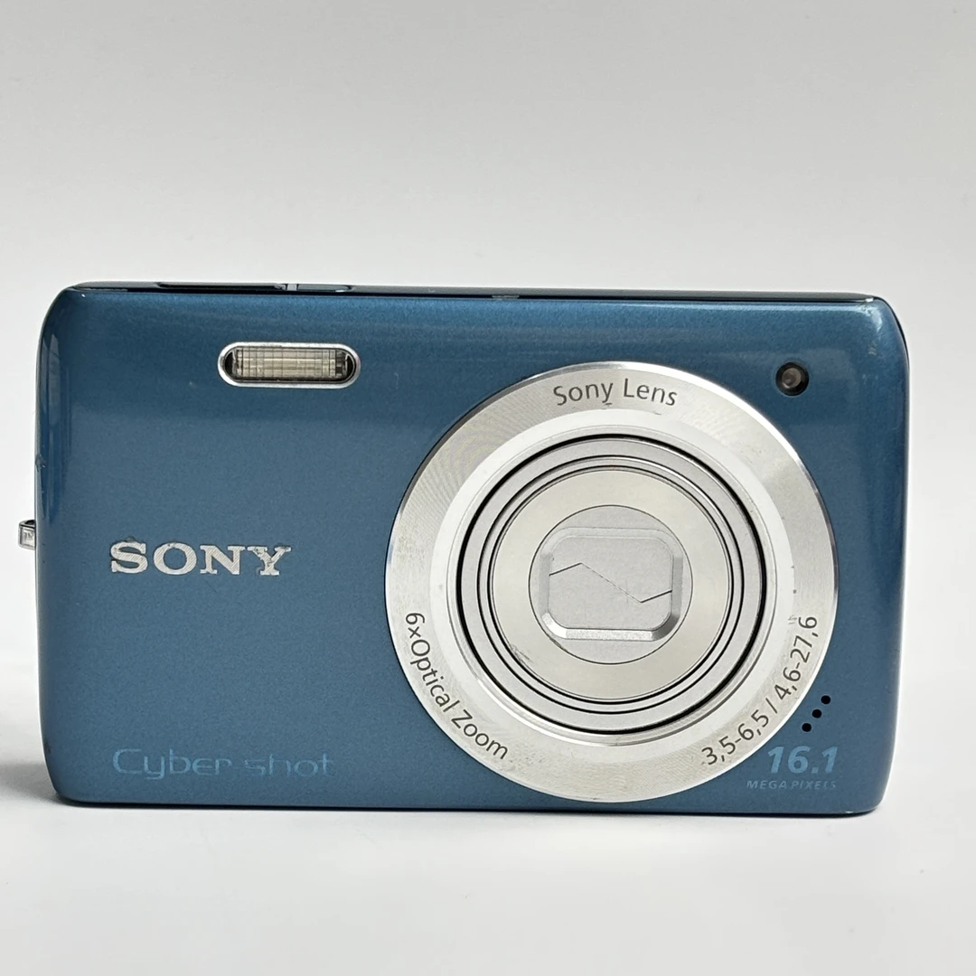 95新 Sony/索尼 w670蓝色1610万像素6倍光学变焦ccd相机