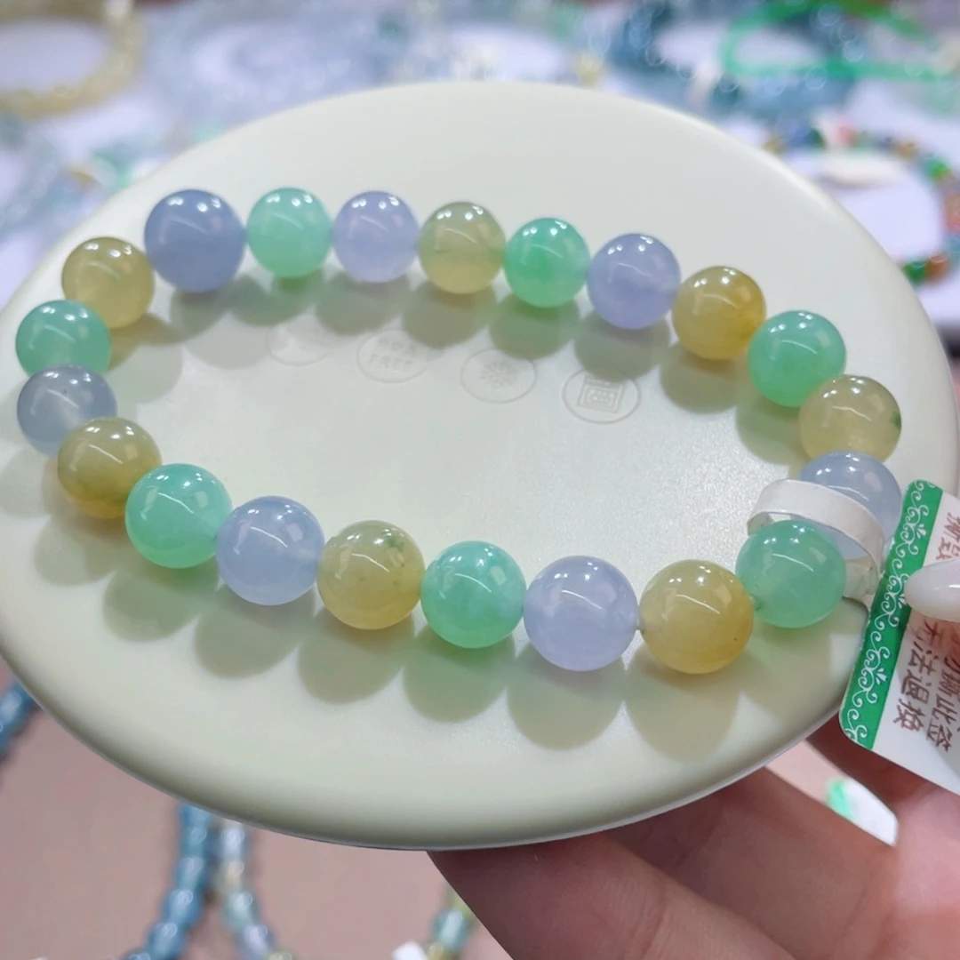 未镶嵌手链翡翠福禄寿卡8.5