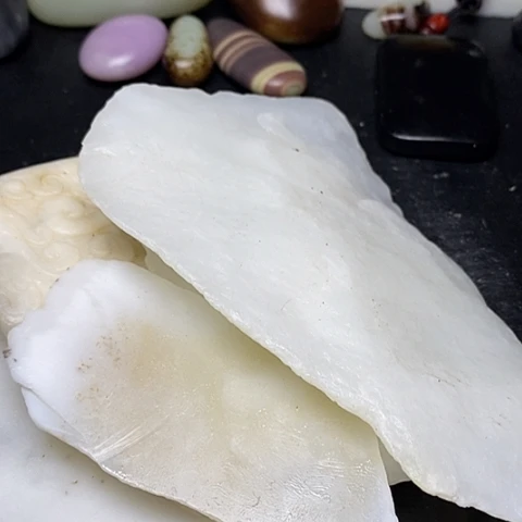 和田玉未镶嵌摆件