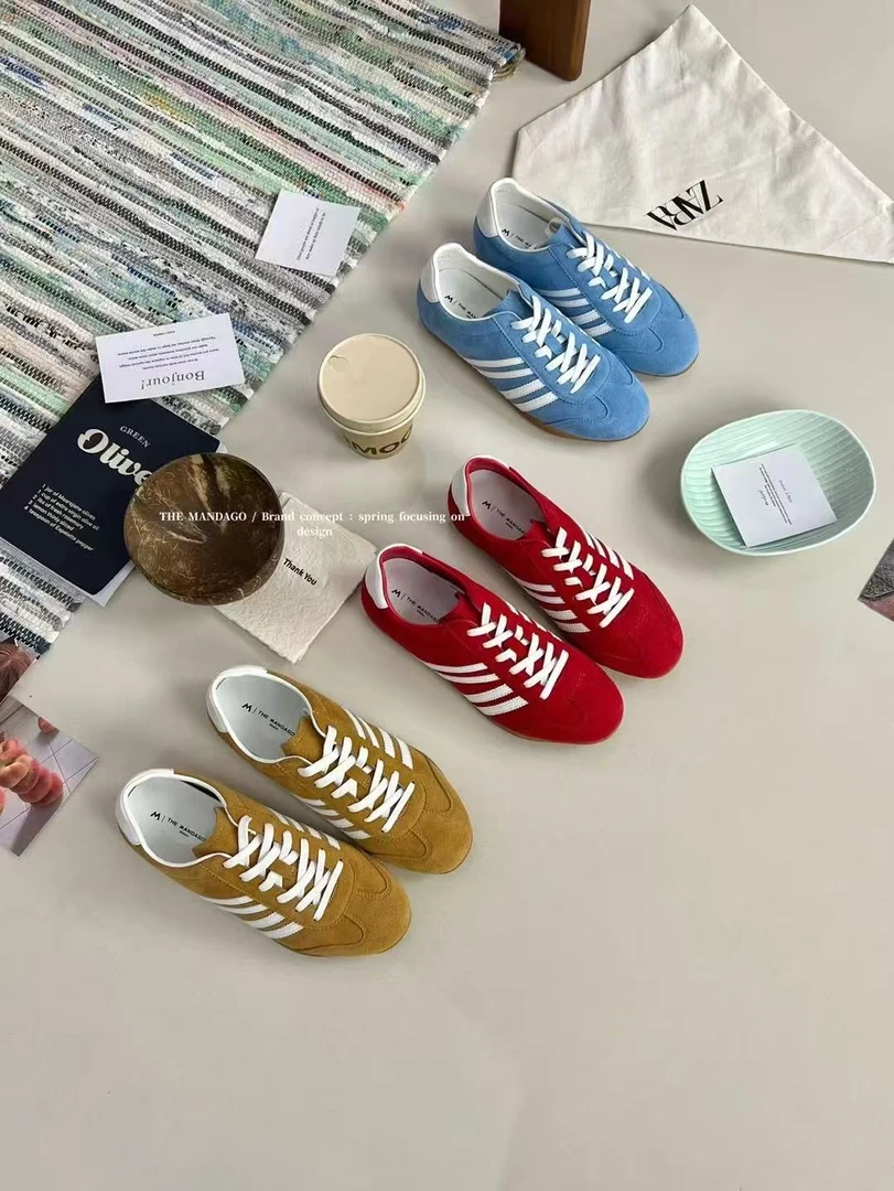 福秒-敲经典双杠～平底运动鞋（XZd1663-1#）爱唯依