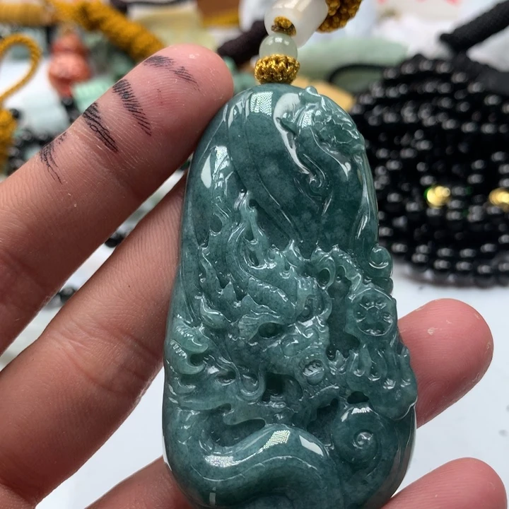 颈饰未镶嵌翡翠保真天然a货翡翠