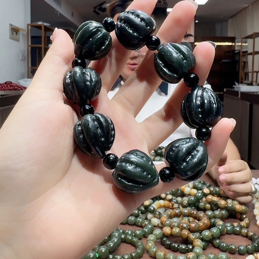 手串未镶嵌透闪石质玉