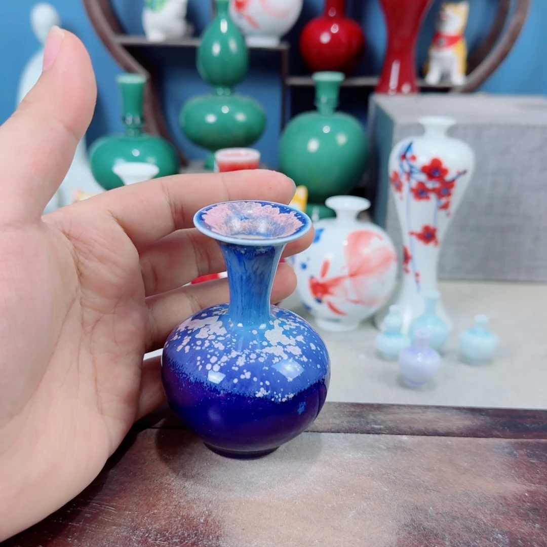 陶瓷手工小花器摆件