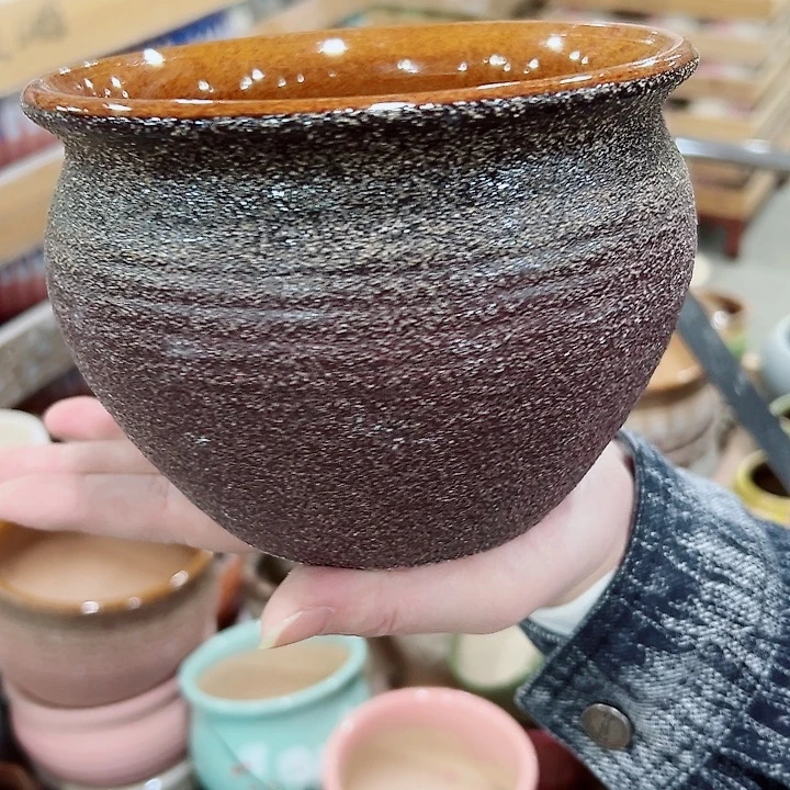 有孔.凑满10元发货多肉陶瓷花盆！