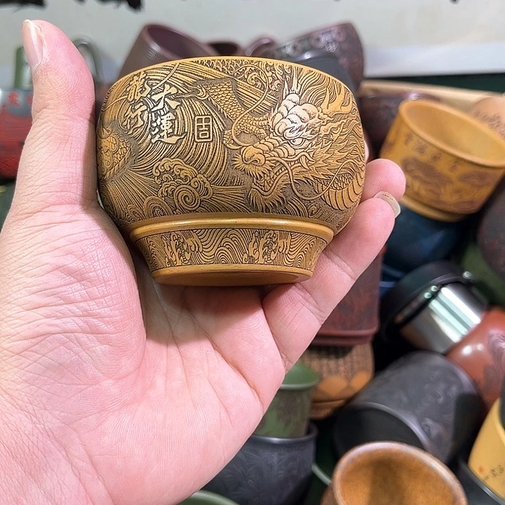 茶杯紫砂全手工紫砂主人杯