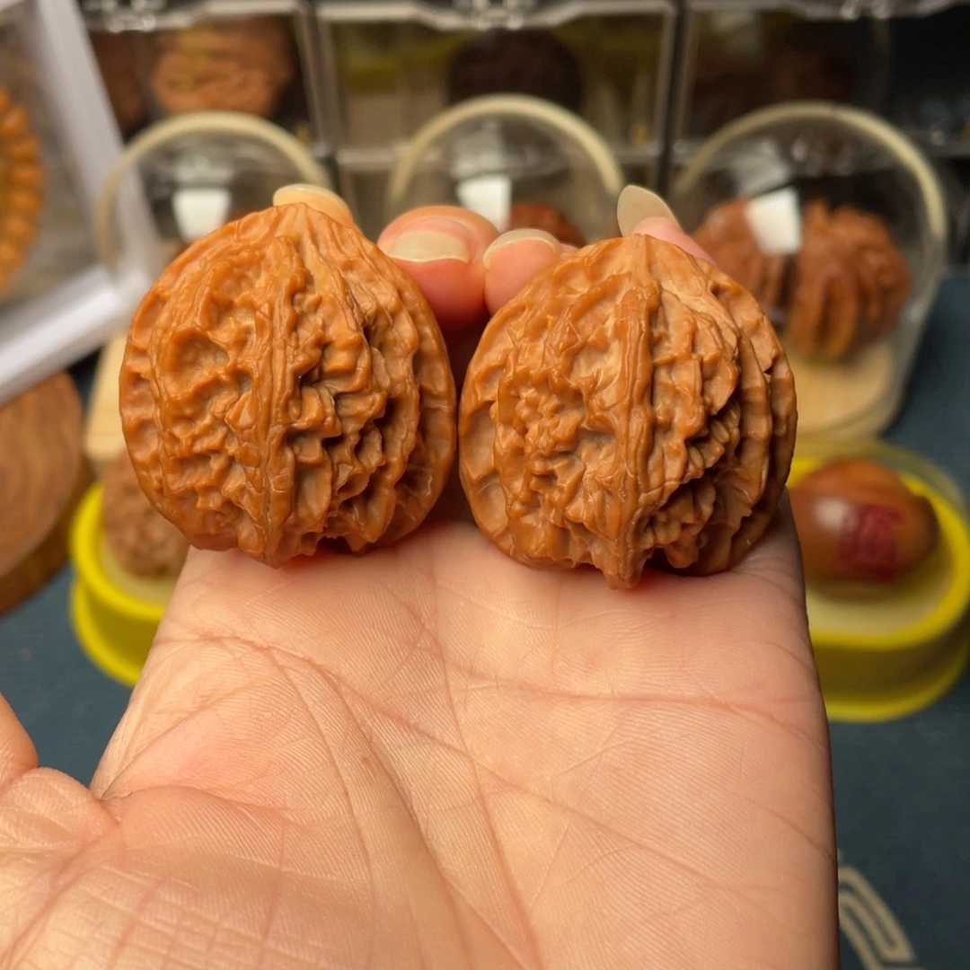 文玩核桃把件38苹果园