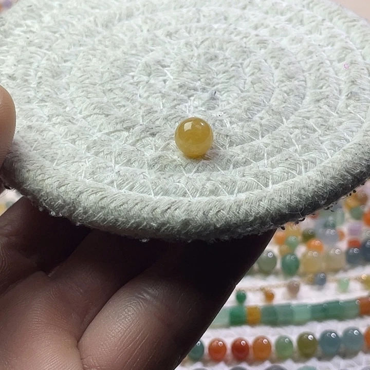 翡翠散珠未镶嵌定制翡翠卡8.6