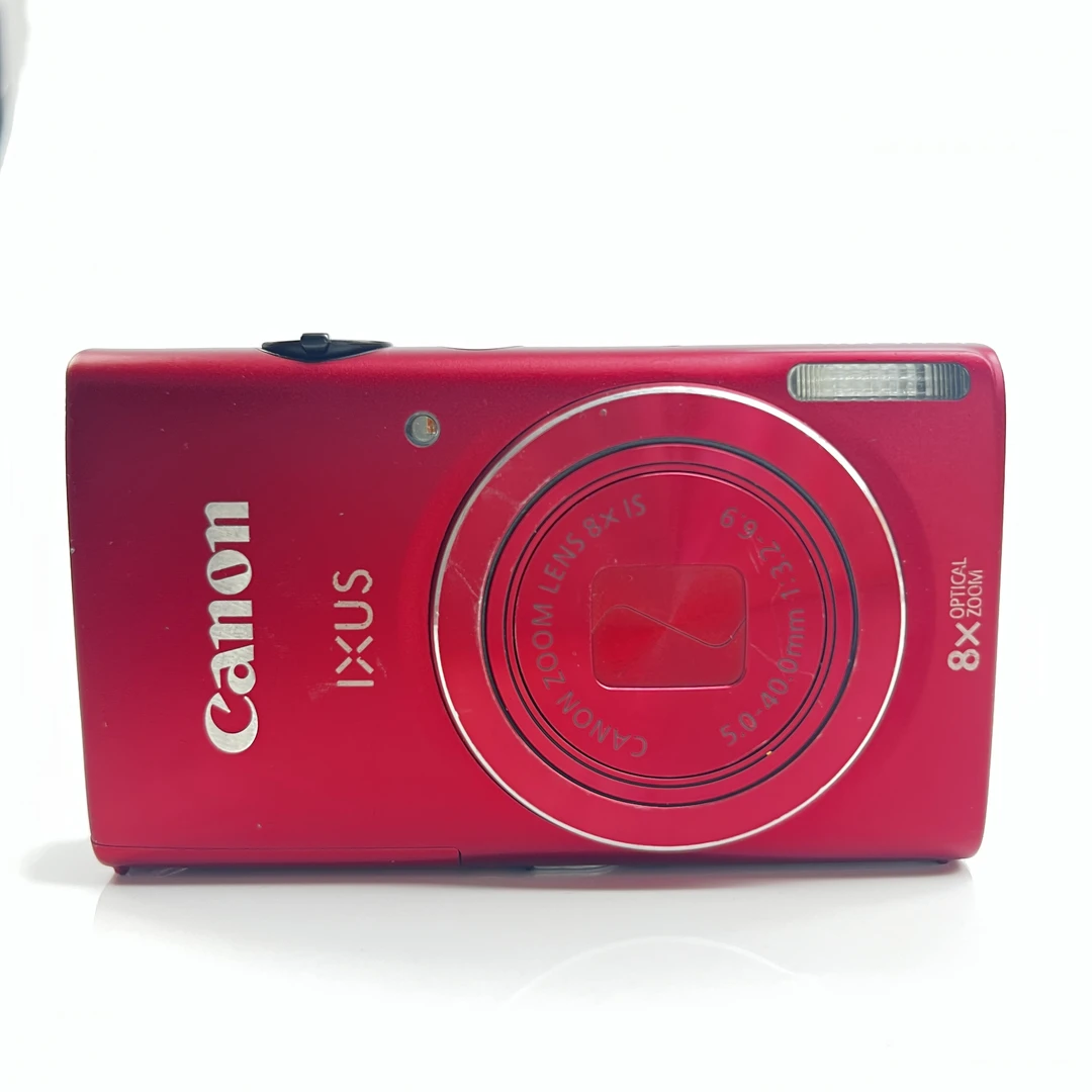 95新 Canon/佳能 ixus140红1600万像素8倍变焦数码相机