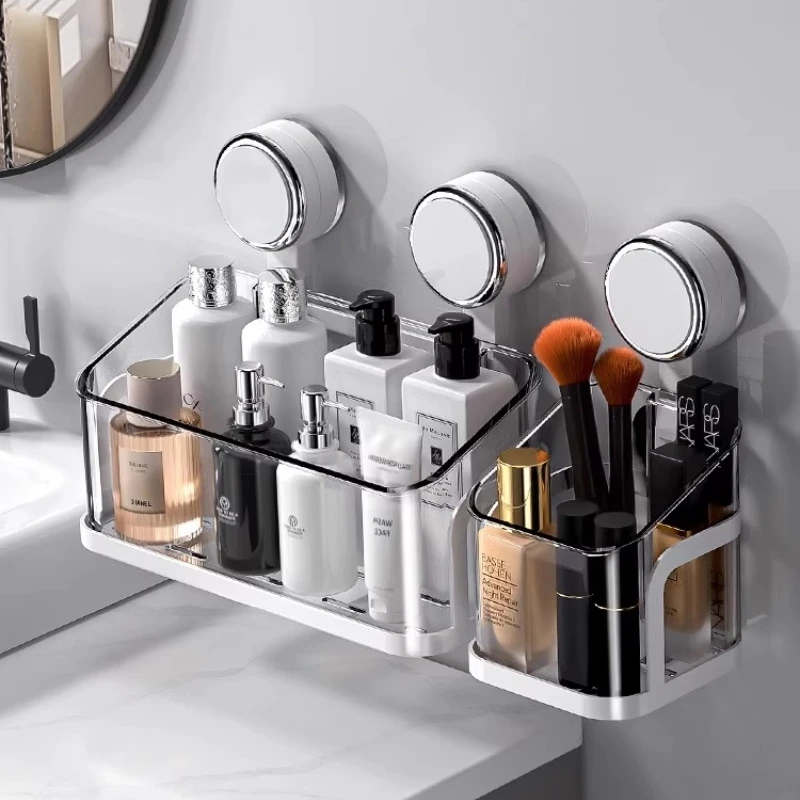 吸盘置物架墙上免打孔壁挂式厕所洗漱台浴室洗手间架子卫生间神器