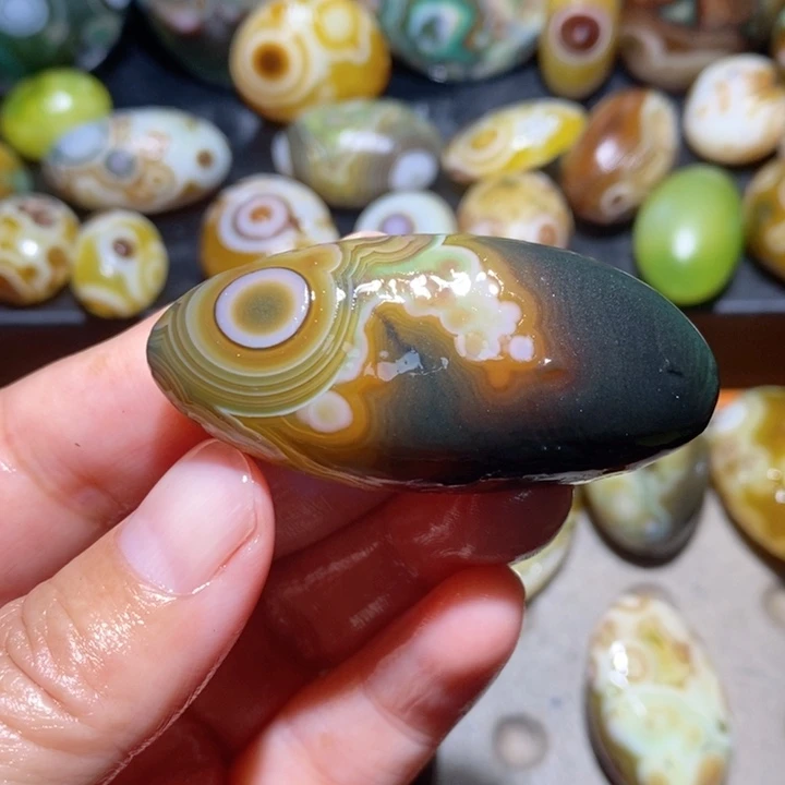 未镶嵌玛瑙/玉髓珠宝半成品19