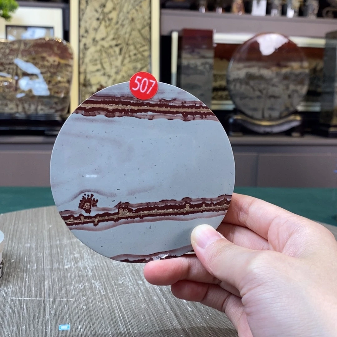 石材广西国画石草花石