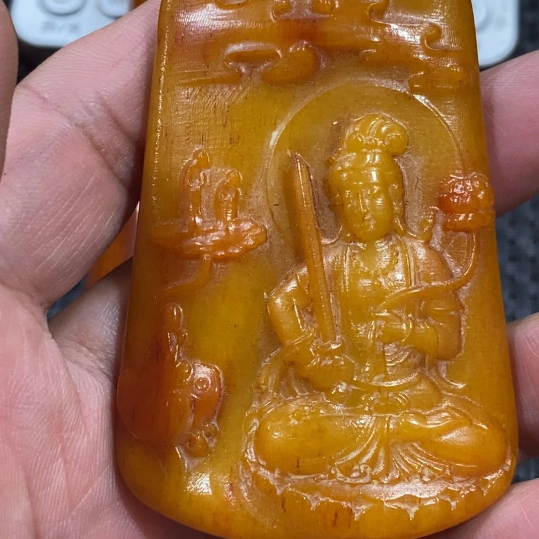 滴血莲花菩提吊坠