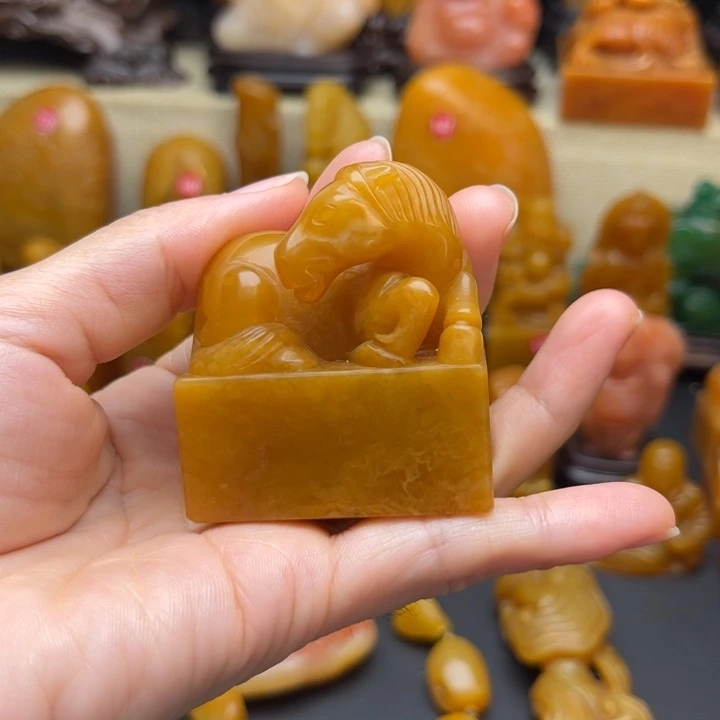 藏***智寿山石印石题材：工艺品