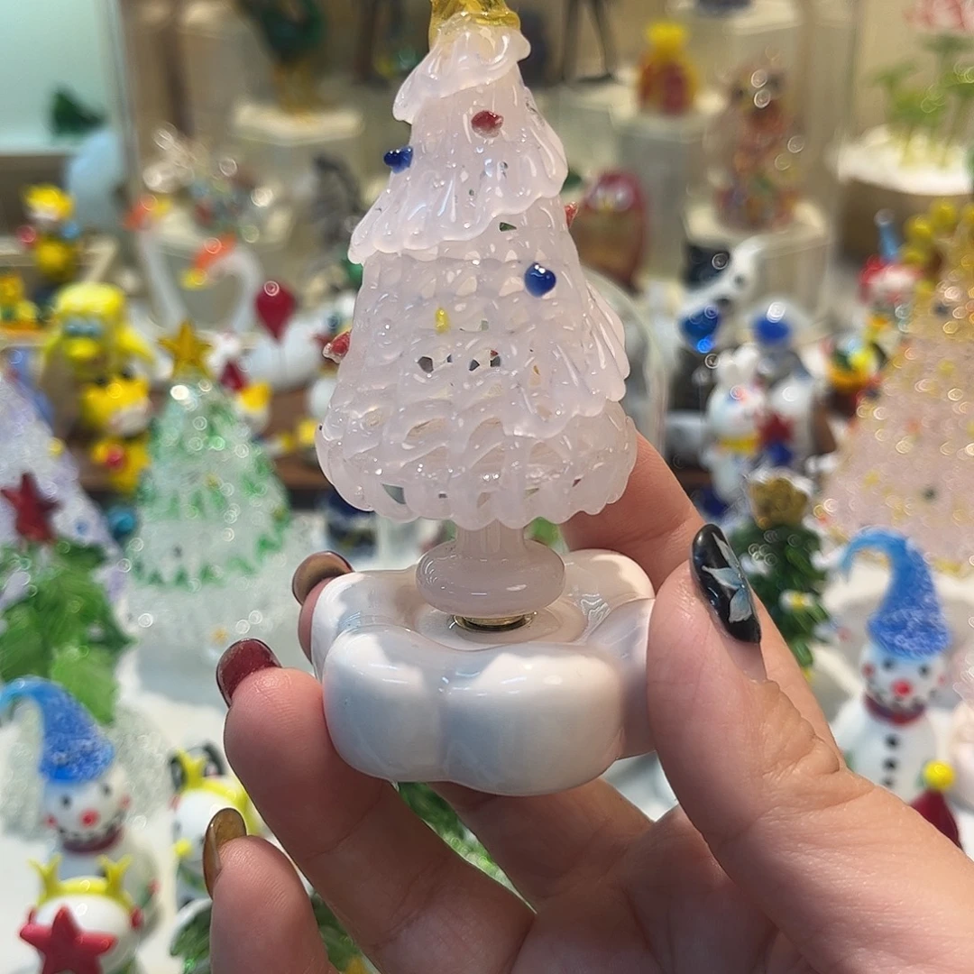 琉璃手工艺品旋转