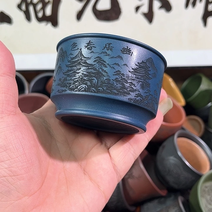 茶杯紫砂全手工紫砂主人杯