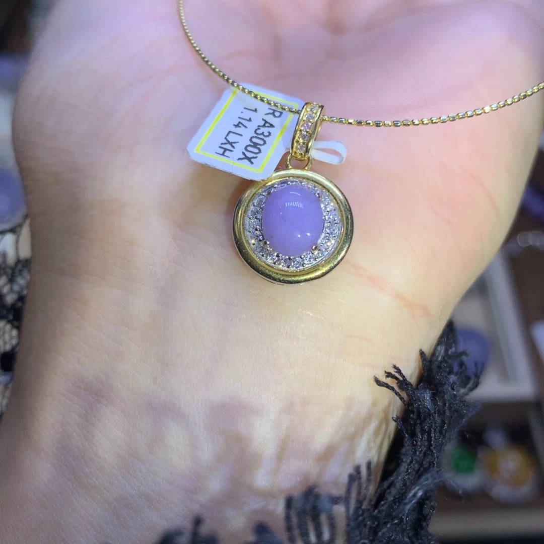 翡翠戒指银S925镶嵌翡翠