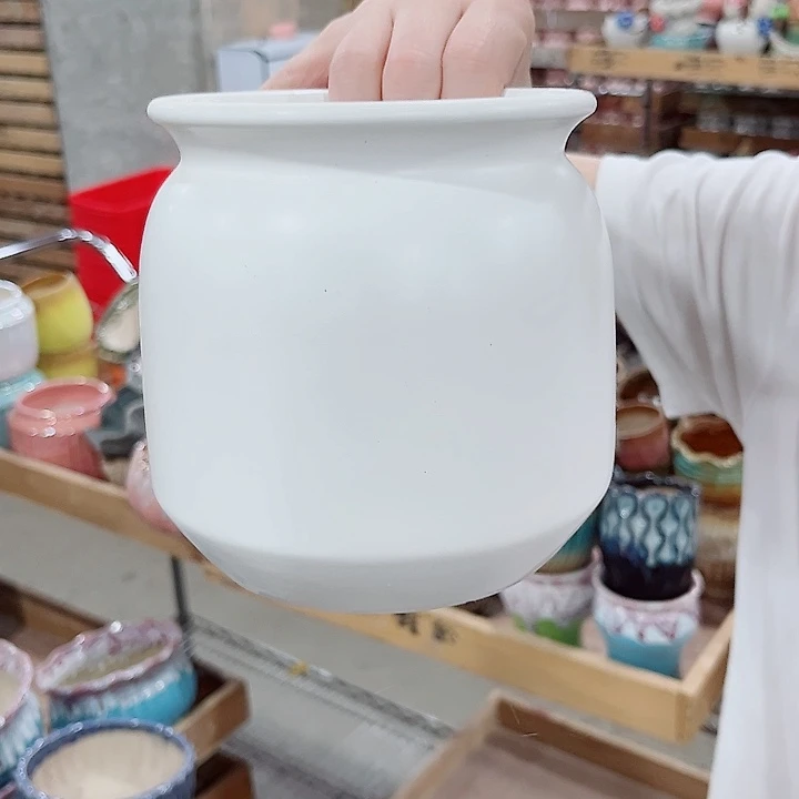 有孔.凑单10元陶瓷花盆发货！