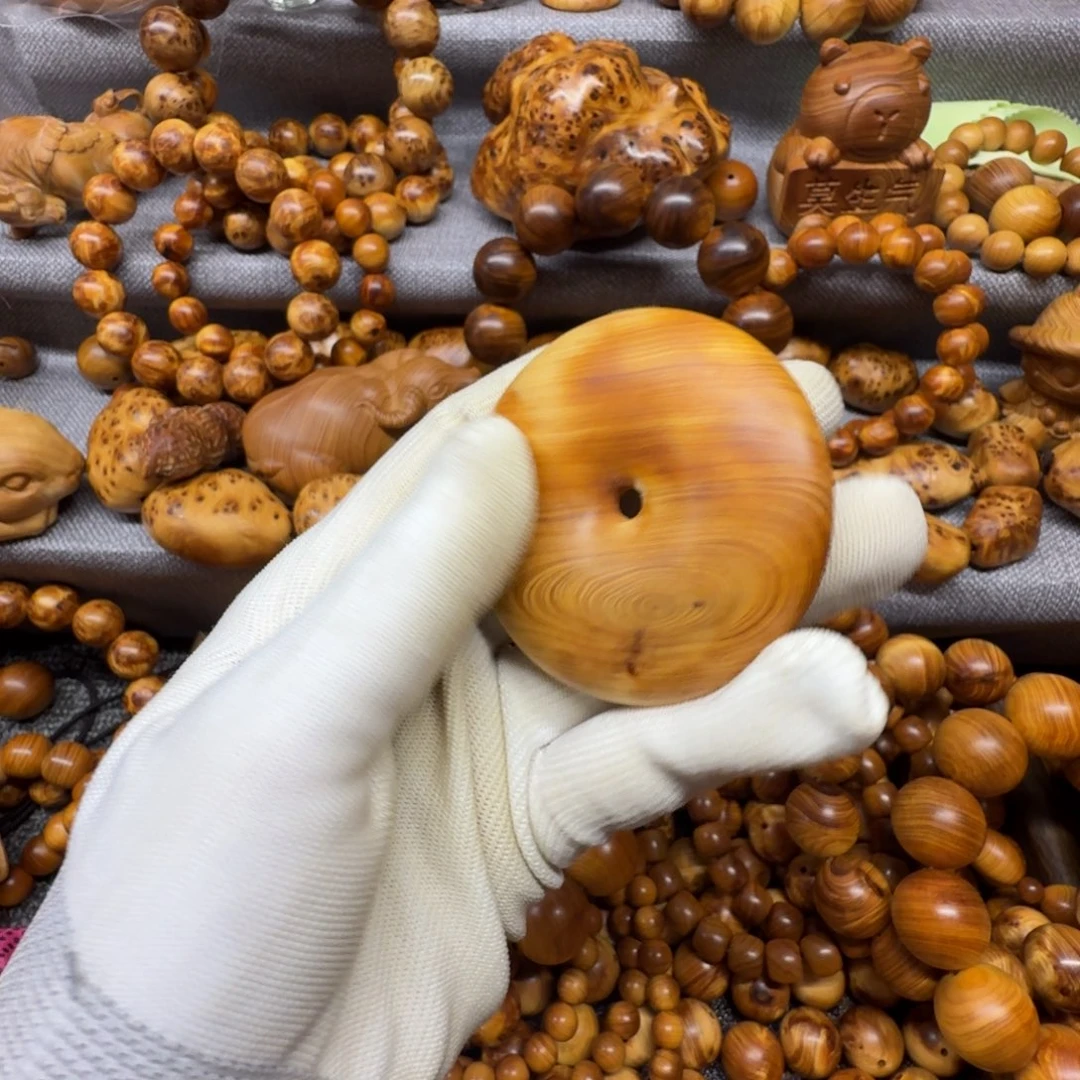 柏木（崖柏）太行崖柏糖心玉化平安扣