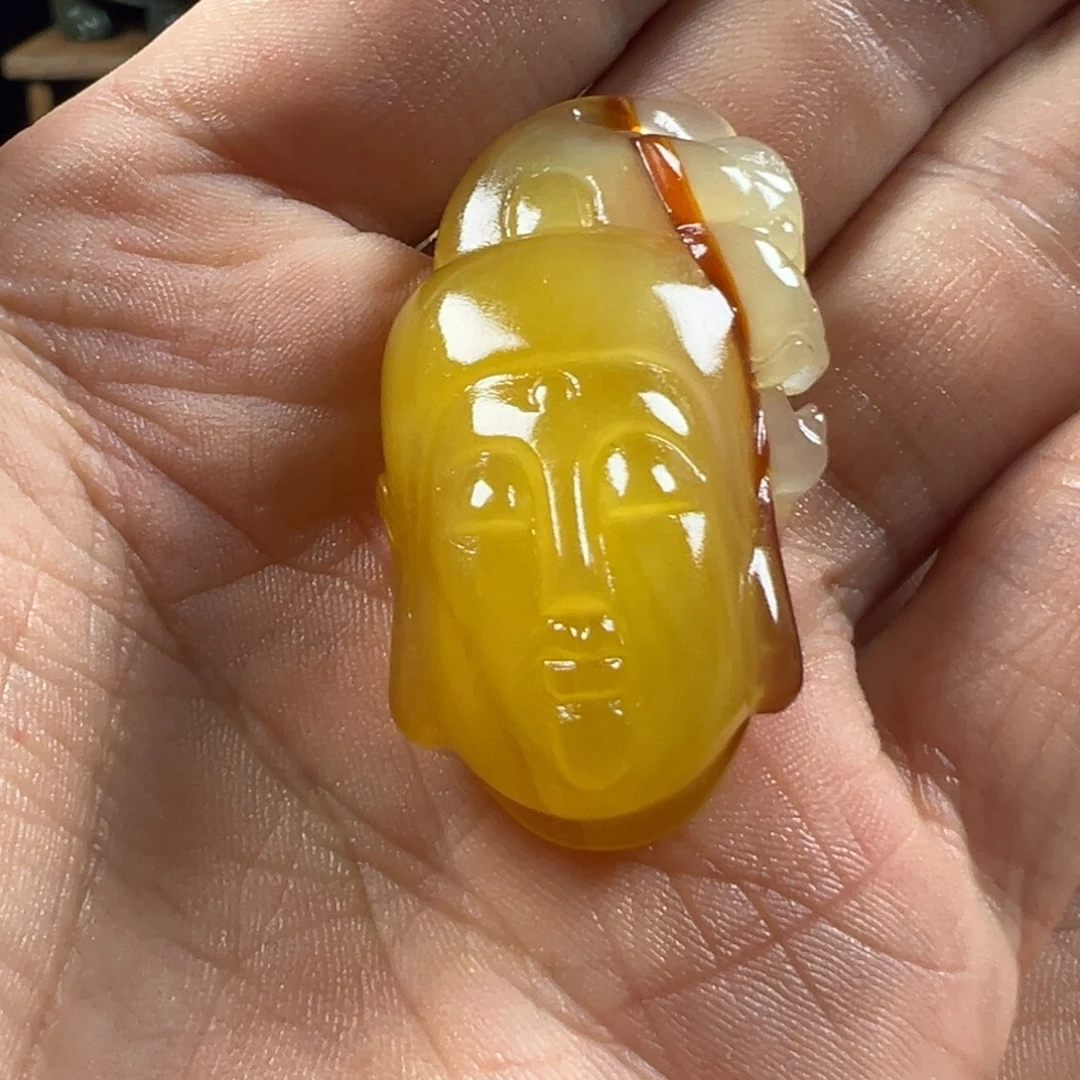 未镶嵌岫玉手把件天然岫玉