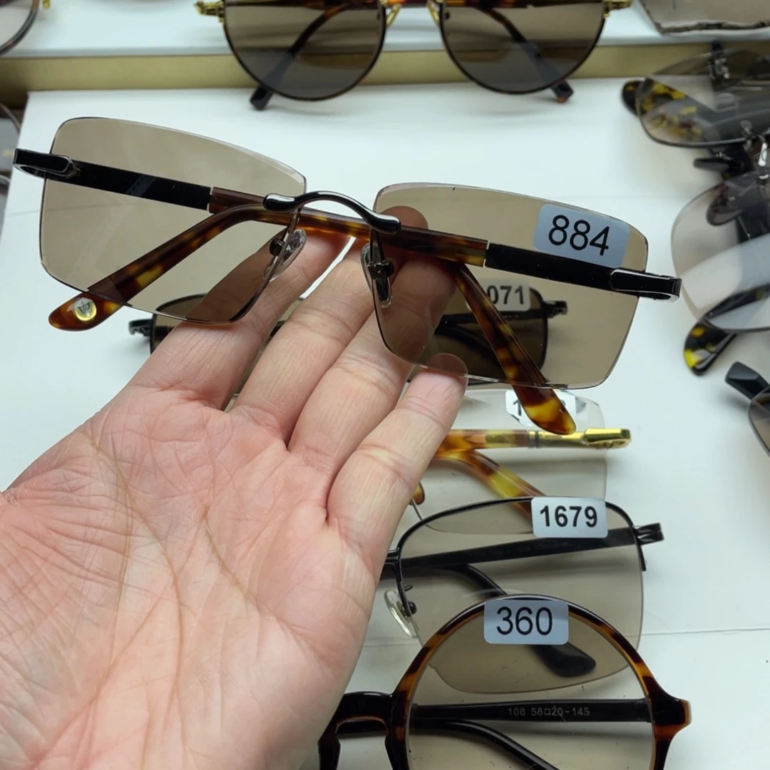 茶水晶商务框 884