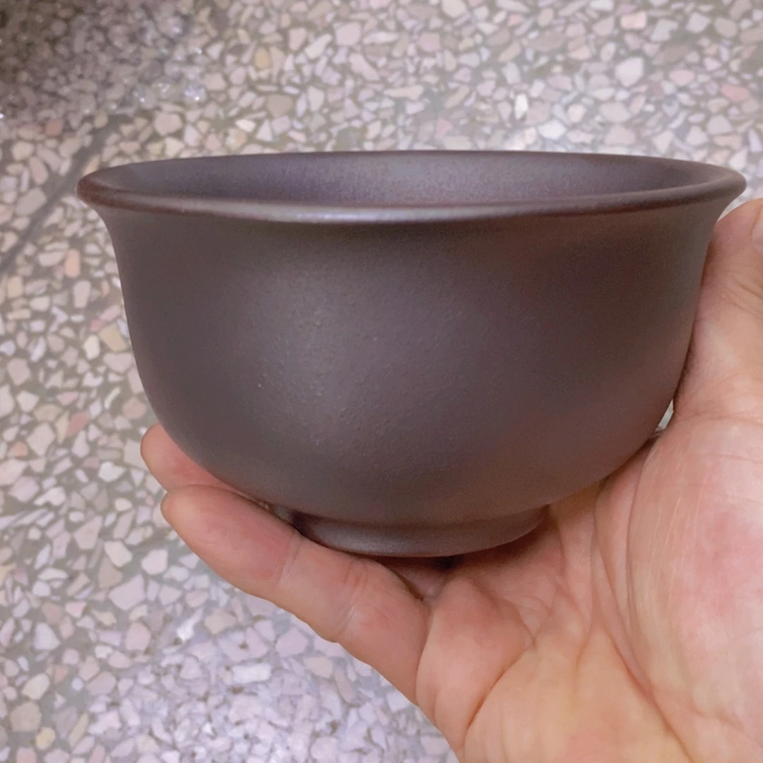 茶杯绿泥紫砂紫砂