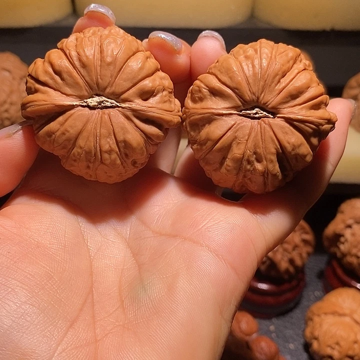 文玩核桃把件44全品南瓜墩