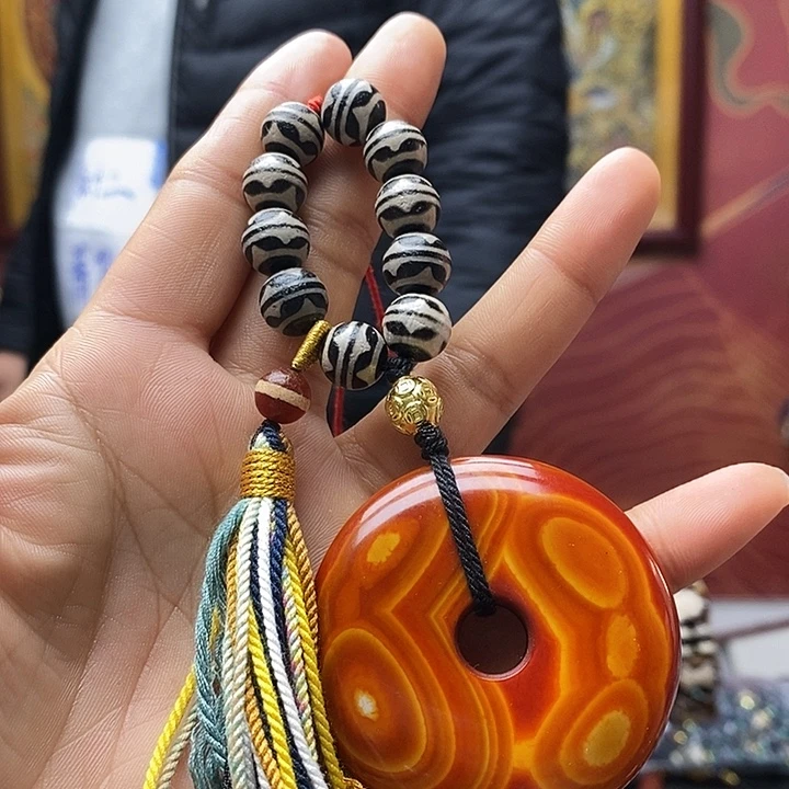 玛瑙/玉髓合金颈饰