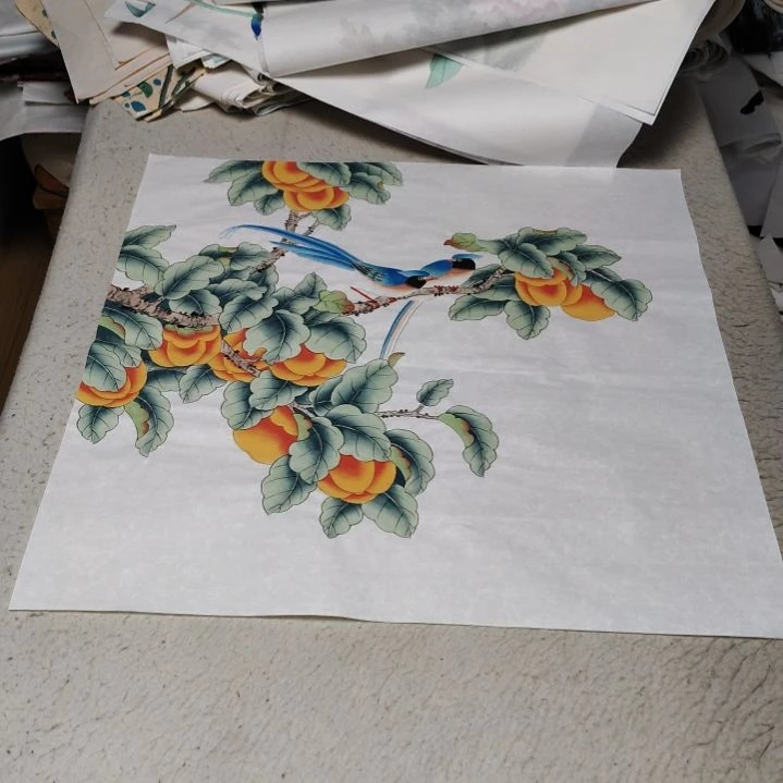 强***芳国画国画花鸟花鸟国画