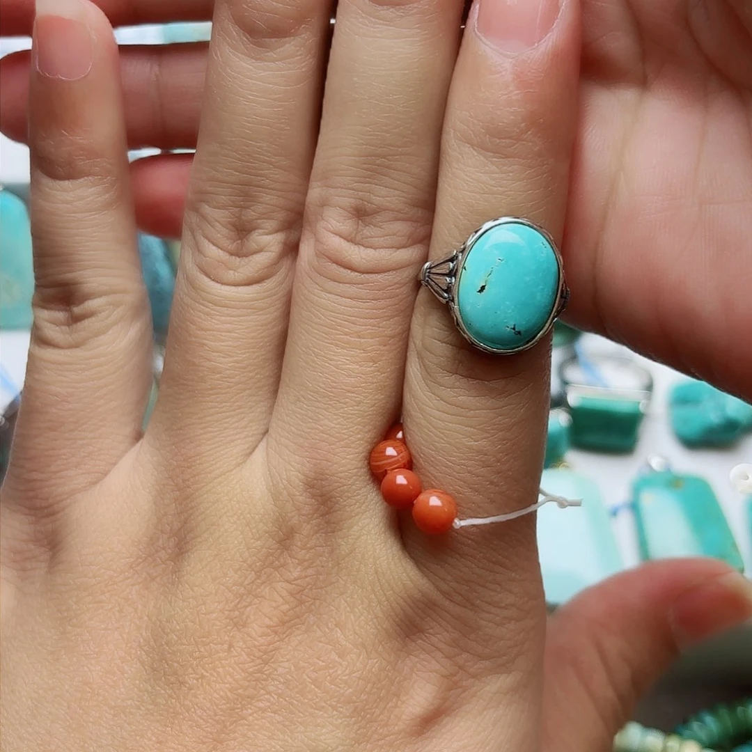 银S925镶嵌南红玛瑙珠宝奇石