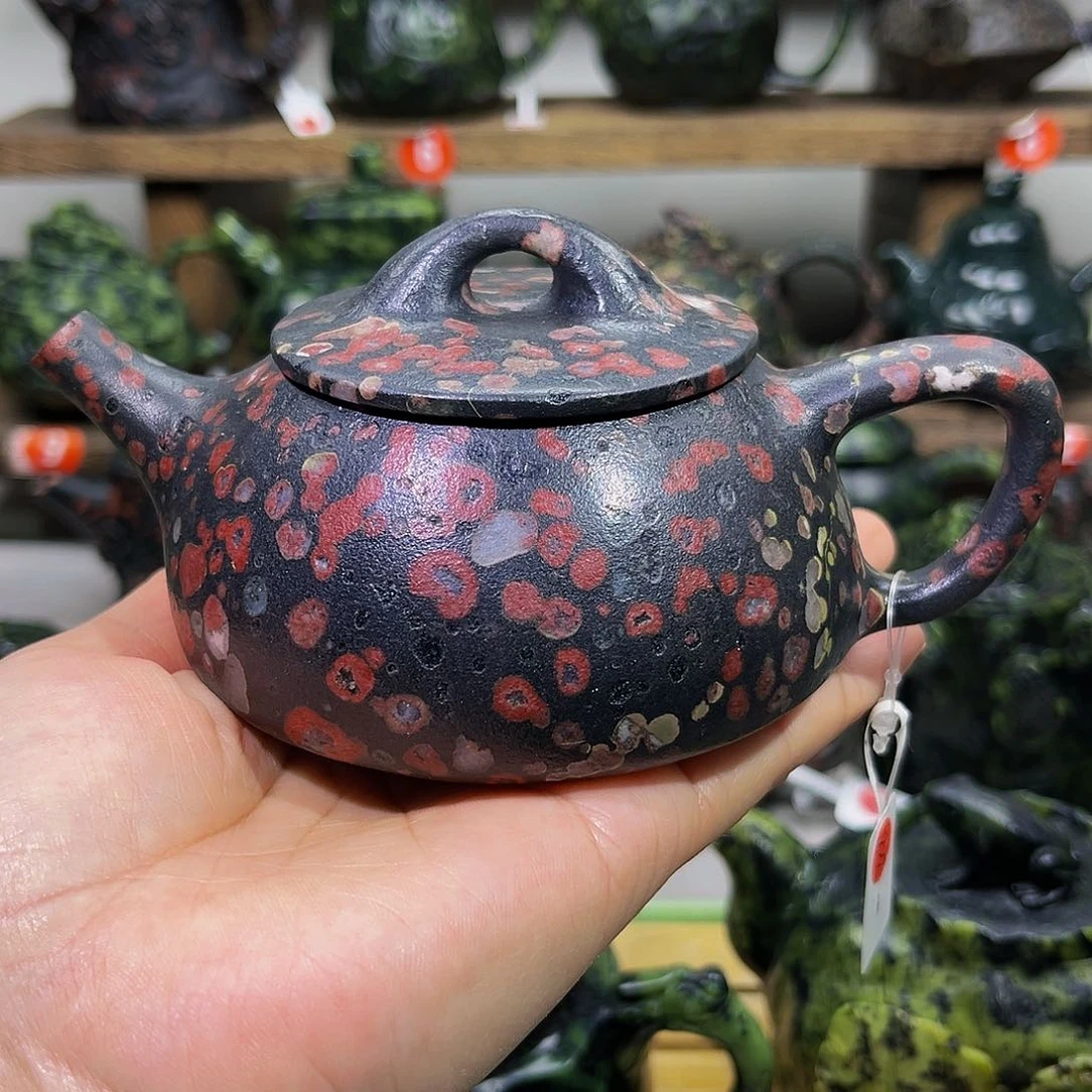 梅花石安山玉石瓢壶200cc