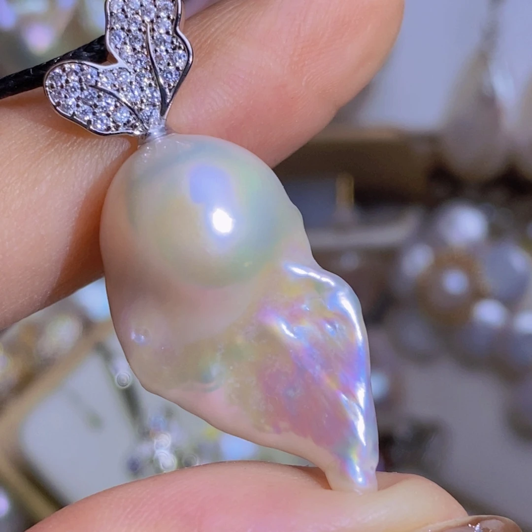 天然淡水珍珠（微瑕）淡水珍珠合金