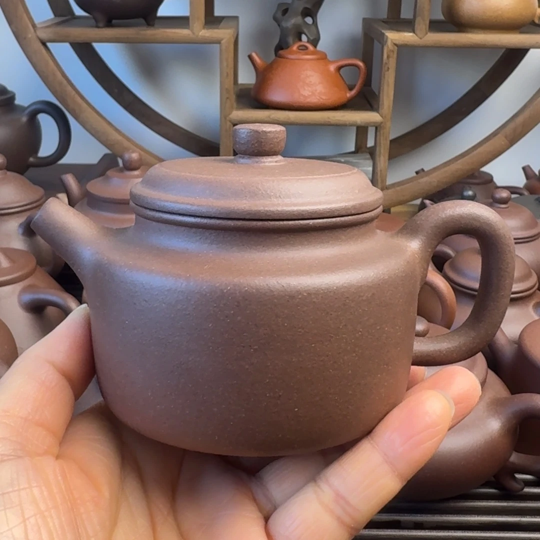 紫砂茶壶220cc德钟嫩底槽清