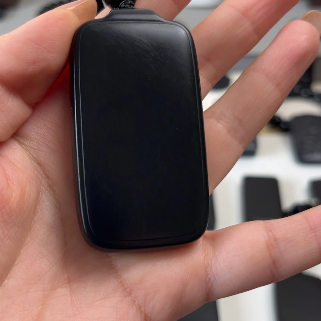 和田玉（墨玉）未镶嵌颈饰高羊76克