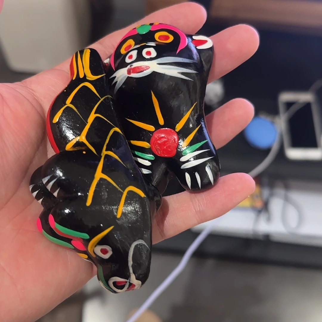 我***湖水晶玻璃吸管款龙猴泥土