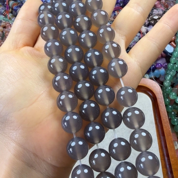 查罗石未镶嵌珠宝半成品卡12灰玛一条