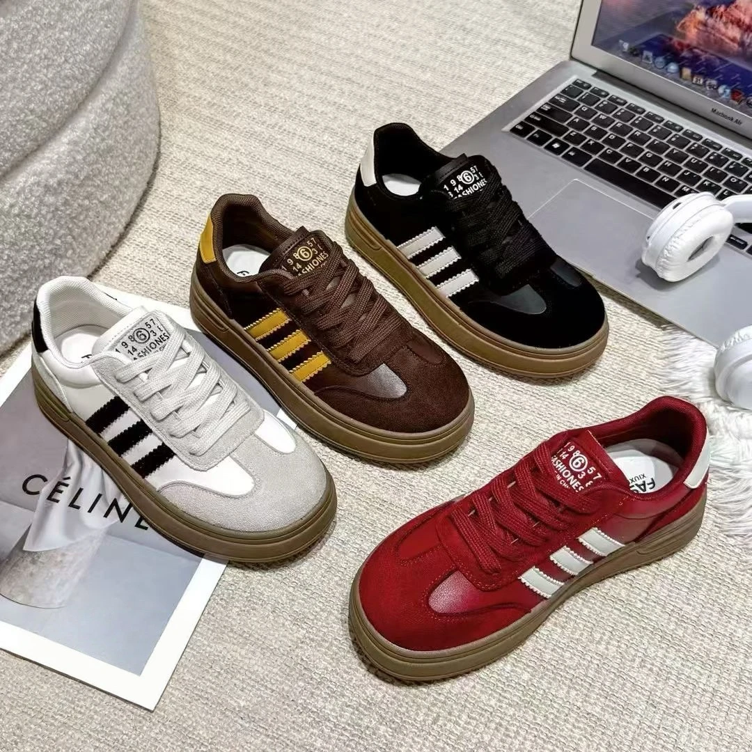 【H612】新疆跃哥包邮 德训鞋女2025秋季复古轻便运单鞋