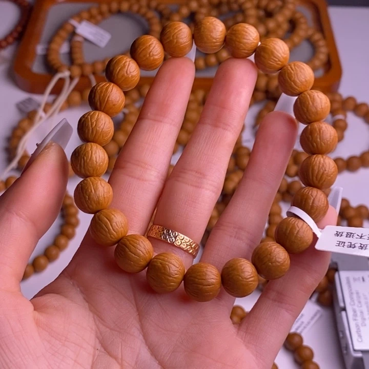 上****手串猴头核桃聚宝盆微瑕